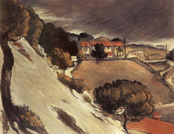 Paul Cezanne Fonte des neiges a l Estaque France oil painting art